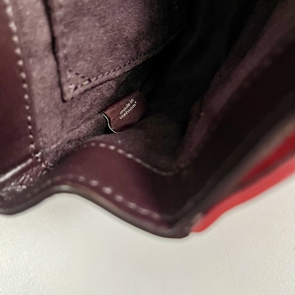 Coach Cassidy Crossbody Bag with Studded Diamond Quilting Red - Picture 14 of 15